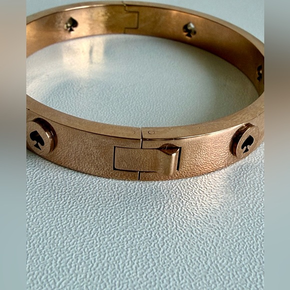 Kate Spade Rose Gold Hinged Bracelet - Picture 2 of 5